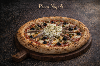 Pizza Napoli (Anchoas & Alcaparras)