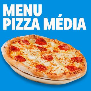 Menu Pizza Média