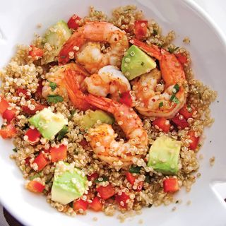 Salade Quinoa Avocat Et Crevettes