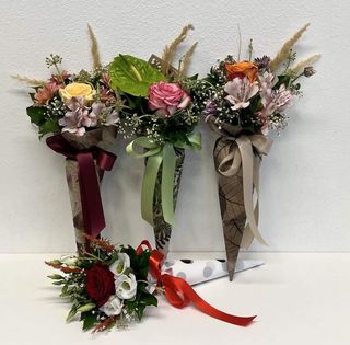 Aranžirana ruža - mini buket