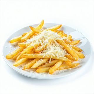 Cartofi prajiți cu parmesan ras