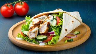 Голяма пилешка шаурма