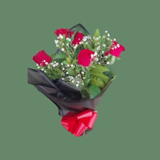 Bouquet 5 Roses Rouges