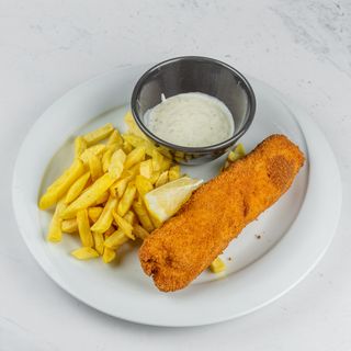 Pileći Zagrebački s pomfritom i tartarom