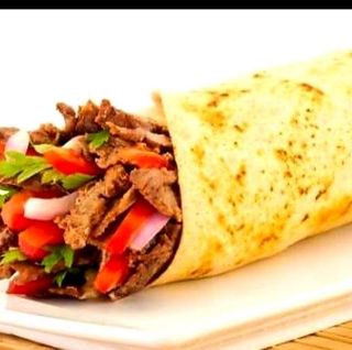 Kebab e patatine - piadina