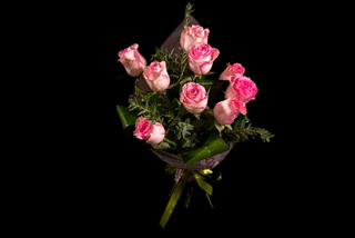 Buchet trandafiri roz