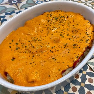 Pimientos rellenos de bacalao