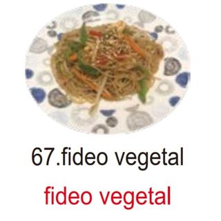 67.fideos frito vegetal