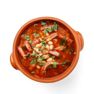 Ciorbă de fasole cu afumătură - 400gr