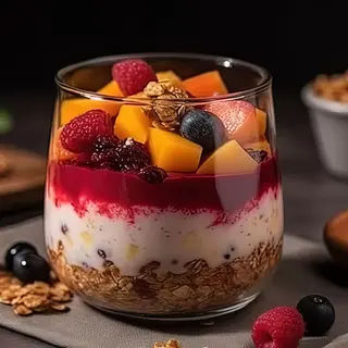 Granola Au Yaourt Et Fruits Frais