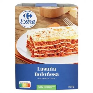 Lasaña Boloñesa Carrefour 375 Gr.