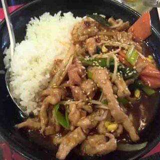 Arroz Kai-Fan con pollo