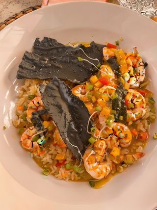 Risotto com Camarão e Abóbora