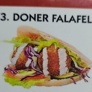 DONER FAlafel With  FRIES Drinks  COCA LATA