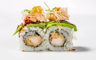 Green foie gras roll