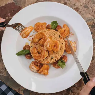 Couscous di Gamberi e Legumi
