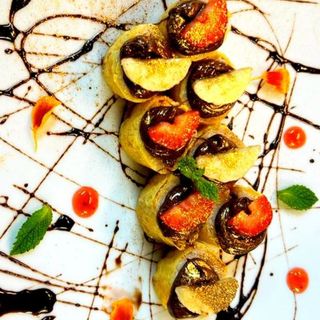 MAKI NUTELLA MIX FRESA-PLATANO/STRAWBERRY-BANANA (8 PCS)  D