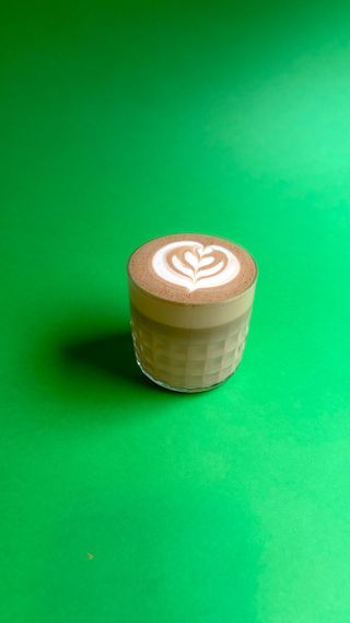 Hojicha latte