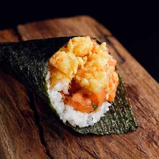 Temaki Salmão e Tempura