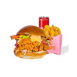 Menu | Chipotle Burger, Fries Crispers 130g, Soft Drink