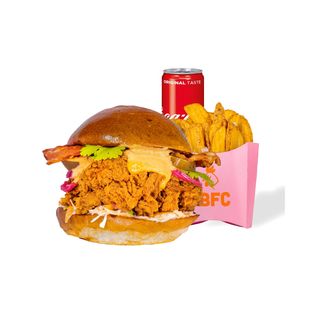 Menu | Chipotle Burger, Fries Crispers 130g, Soft Drink