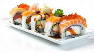 Uramaki chips roll
