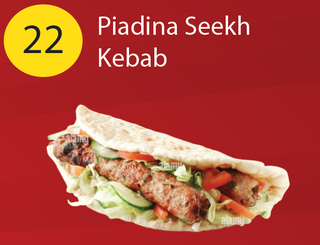 Piadina seekh kebab menu