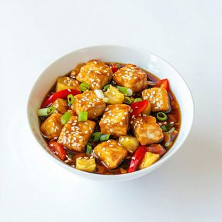 Tofu w sosie słodko-kwaśnym