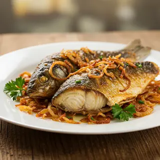 Fried Boiled Fish