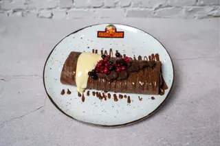 40. Black berry choco palačinka