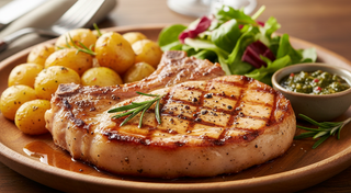 Cotlet de porc la grătar