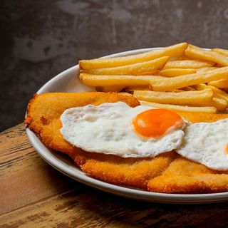 Milanesa A Caballo