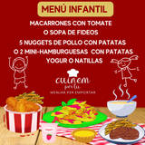 Menú infantil 