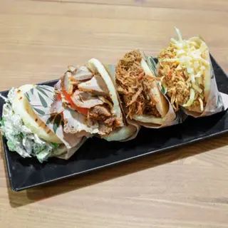 Arepa de jamón y queso