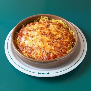 Spaghetti bolognesa horno