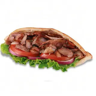 Pita Kebab Solo Carne De Pollo