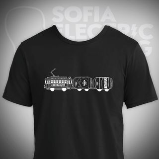 Tram t-shirt Black, XXL