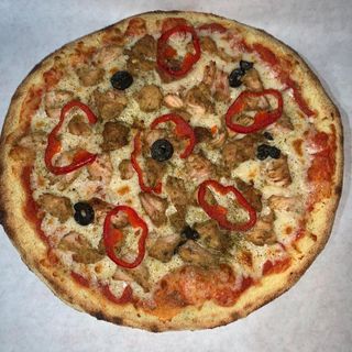 Pizza poulet 2 personnes 