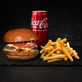 Бургер в шоці меню