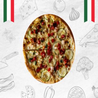 Bianca z Krewetkami. Pizza 40 cm