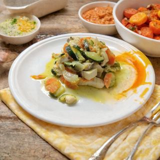 EMPERADOR CON VERDURAS