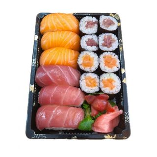169. Combinado Nigiri Y Maki De Salmón Y Atún (14 Pzs.)