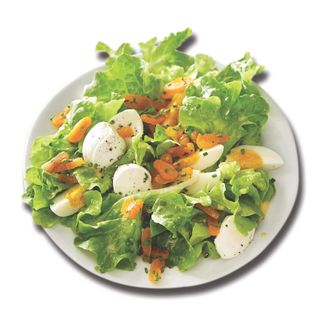 Salade De Laitue Aux Œufs Durs