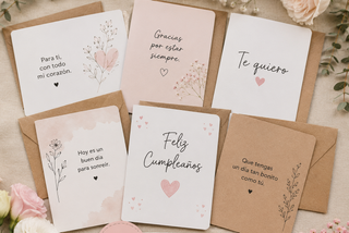 Tarjeta Con Mensaje Personalizado