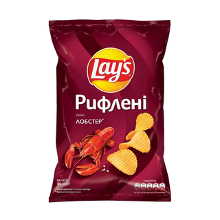 Чіпси Lays Хвилясті Лобстер 95г
