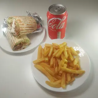 Menú Durum Ternera Loco Dentro patata y salsa 