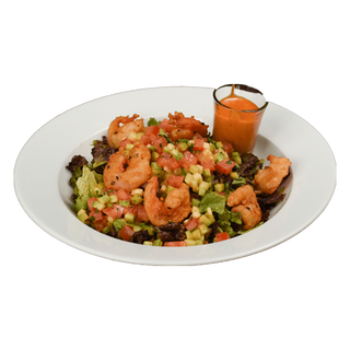 Салата Ред хот с хрупкави Тогараши скариди (350г)