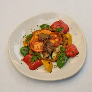 Parrillada De Verduras Con Pesto