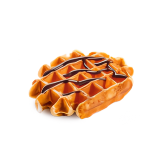 Belgijski gofr z polewą czekoladową