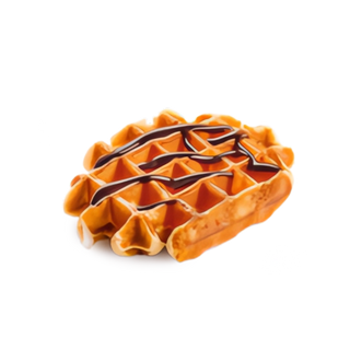 Belgijski gofr z polewą